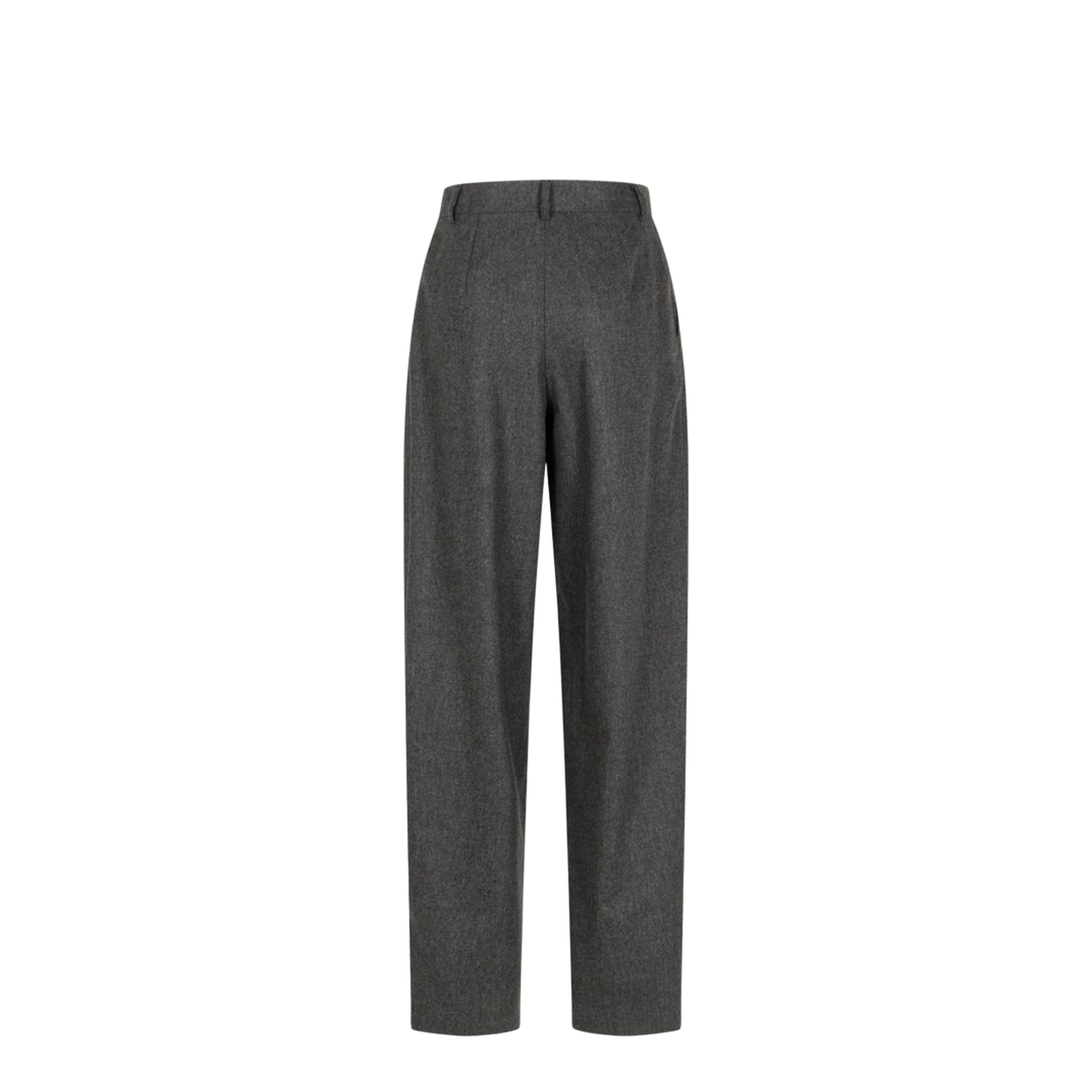 Wool Checked Trousers