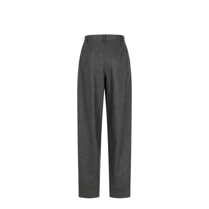 Wool Checked Trousers