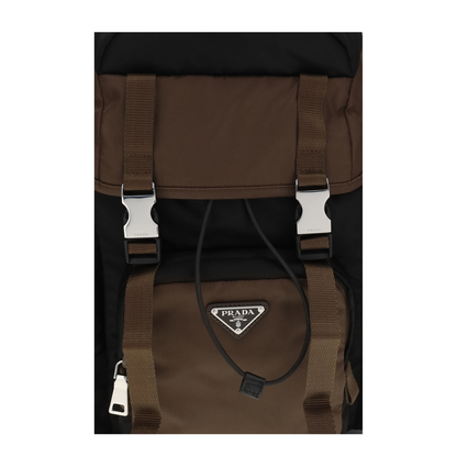 MAYFEYR - Prada - Backpack In Re-Nylon And Leather - 2VZ121VDOM2DMG