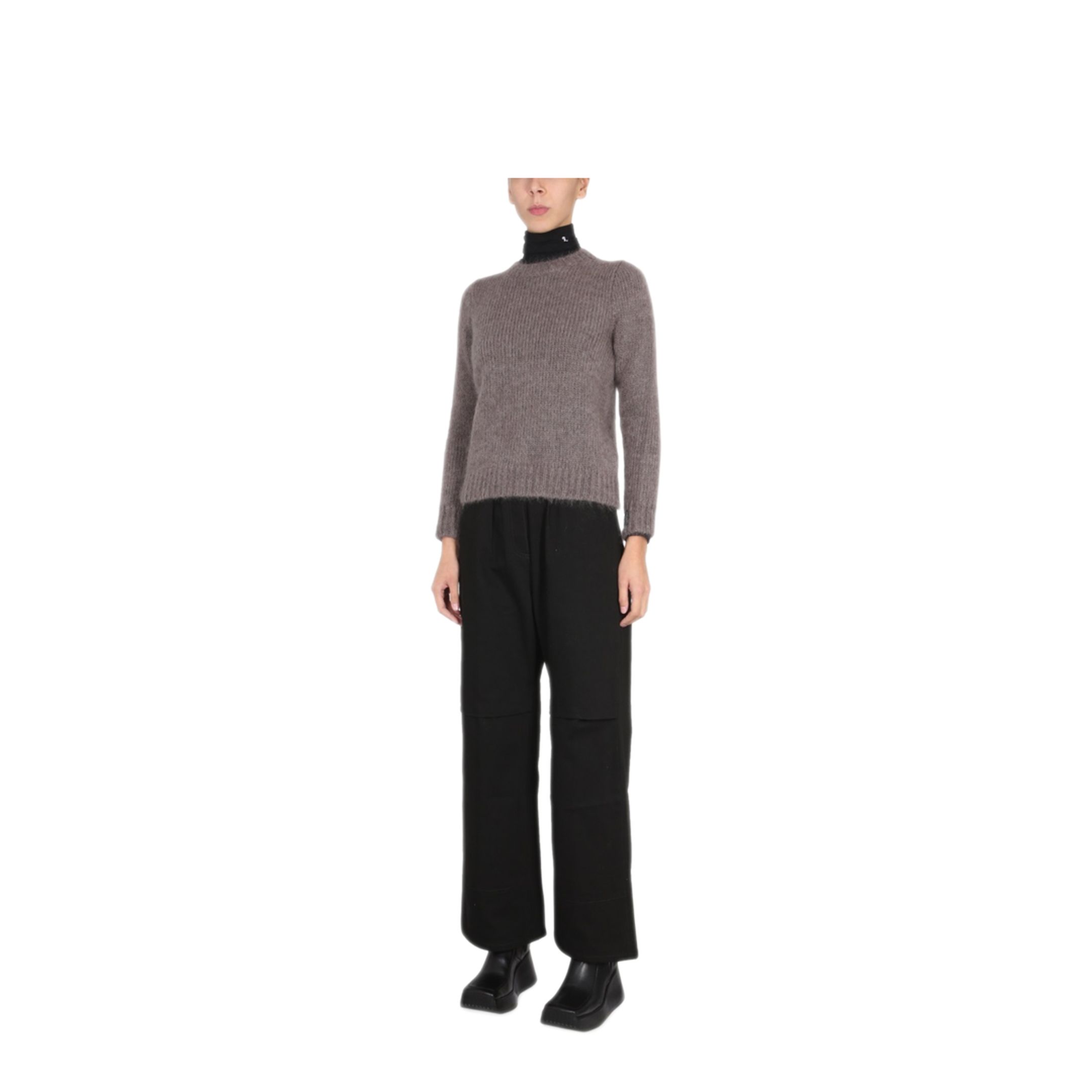 MAYFEYR - RAF SIMONS - Mohair Crewneck Sweater - 222844530010073