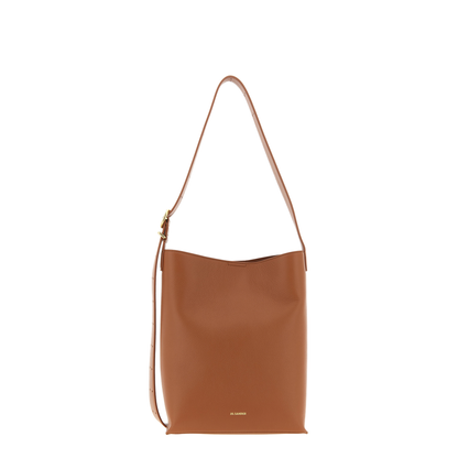 Cannolo Small Shoulder Bag Leather Brown