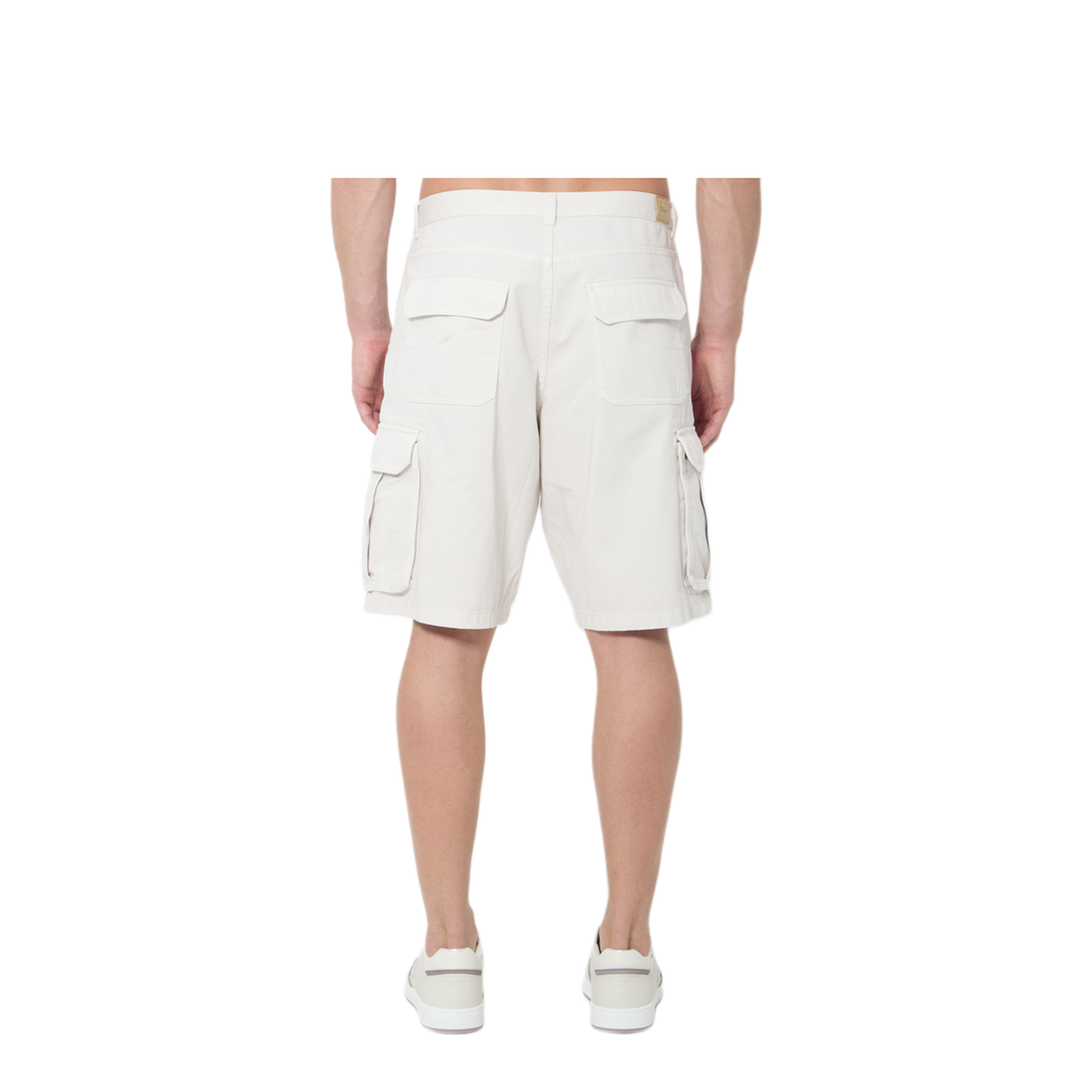MAYFEYR - Dior - White Cotton Twill Cargo Shorts - 683D183A3140080