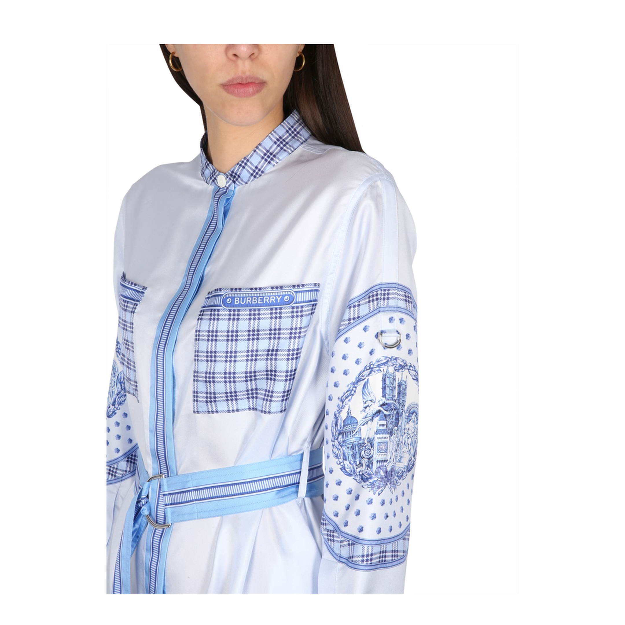 Silk Chemisier Dress