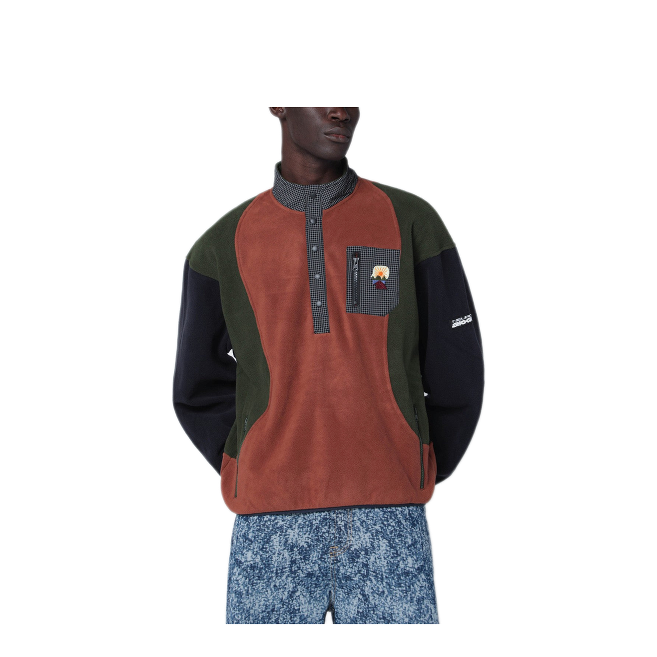 MAYFEYR - Brain Dead - Color Block Fleece - BDF25T340045PLNA