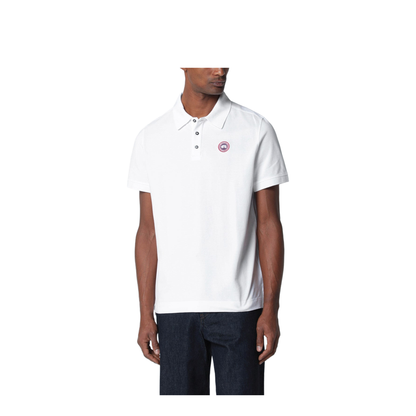 MAYFEYR - Canada Goose - White Polo With Patch Logo - 1600MCO9025