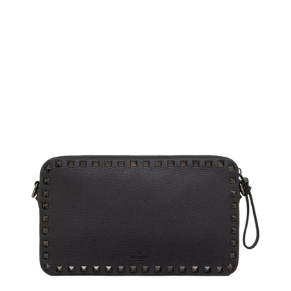 Rockstud Grainy Calfskin Crossbody Bag