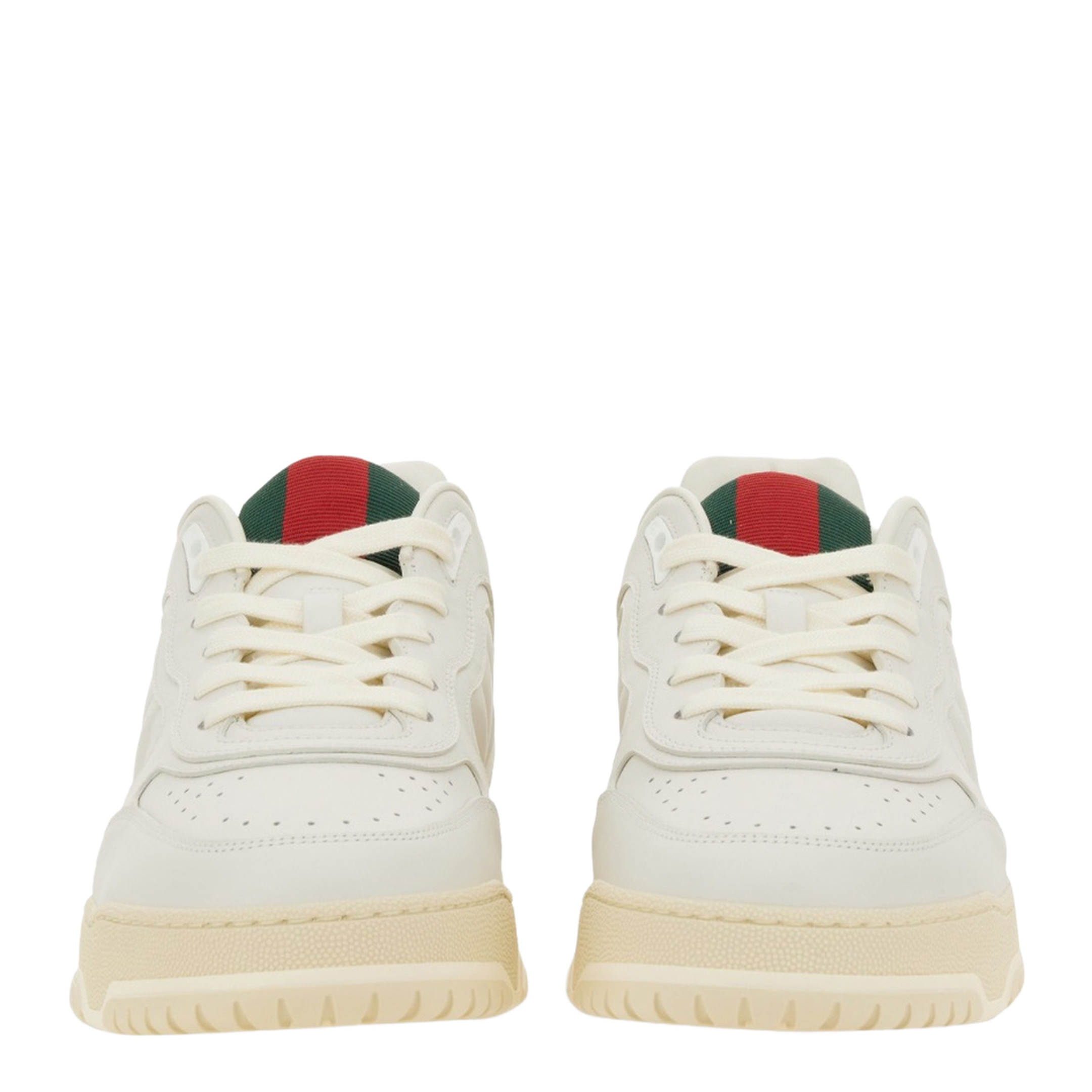 Re-Web Trainer in White Leather