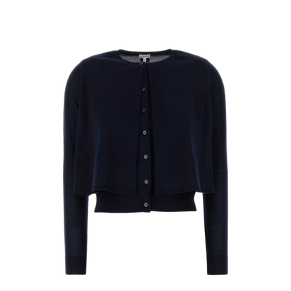 MAYFEYR - Loewe - Midnight Blue Wool Cardigan - S540Y14KG3DARKNAVYBLUE