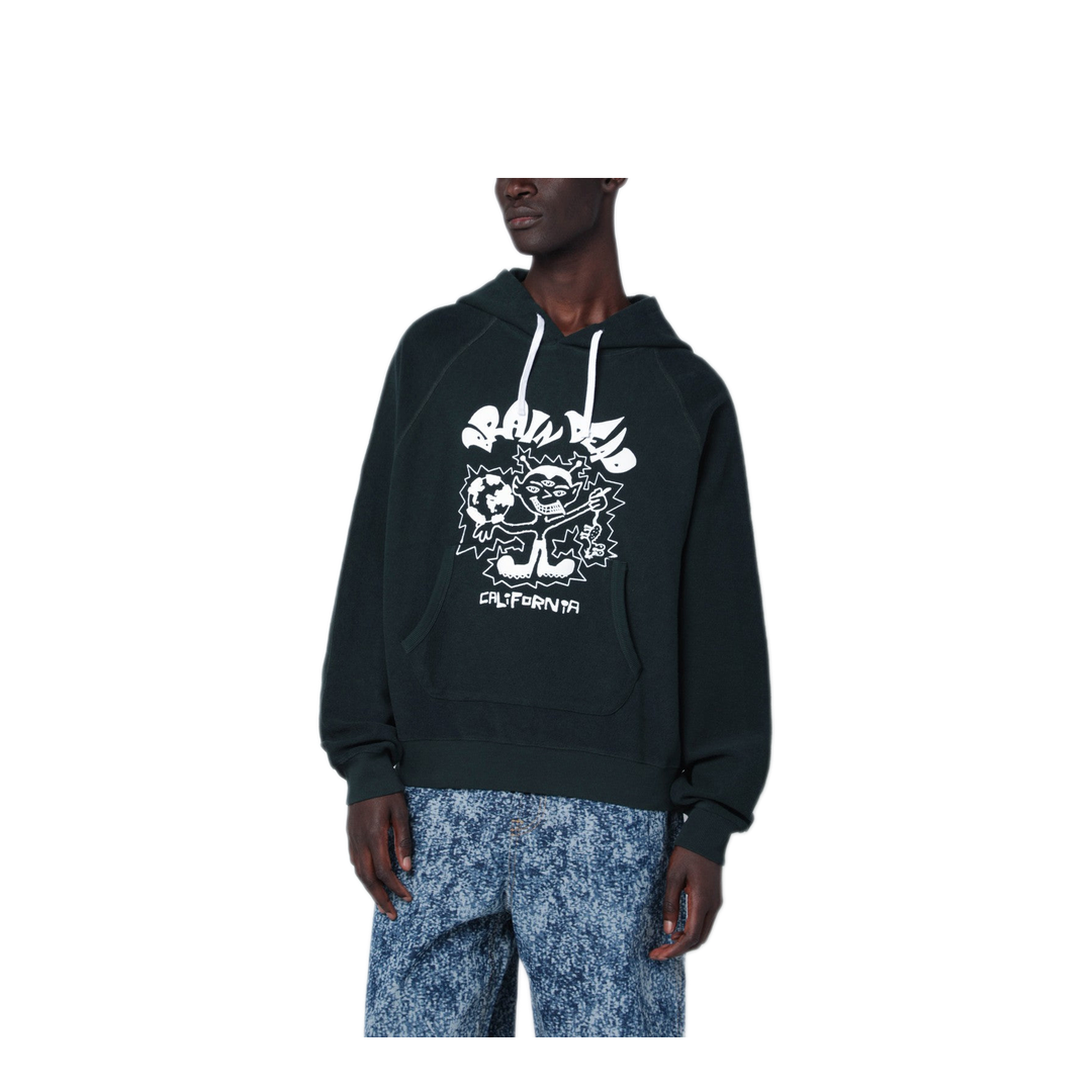MAYFEYR - Brain Dead - Forest Green Hoodie - BDF25TO90045COFG