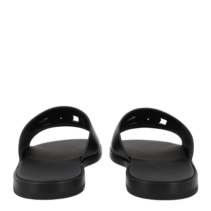 Leather Slide with Logo