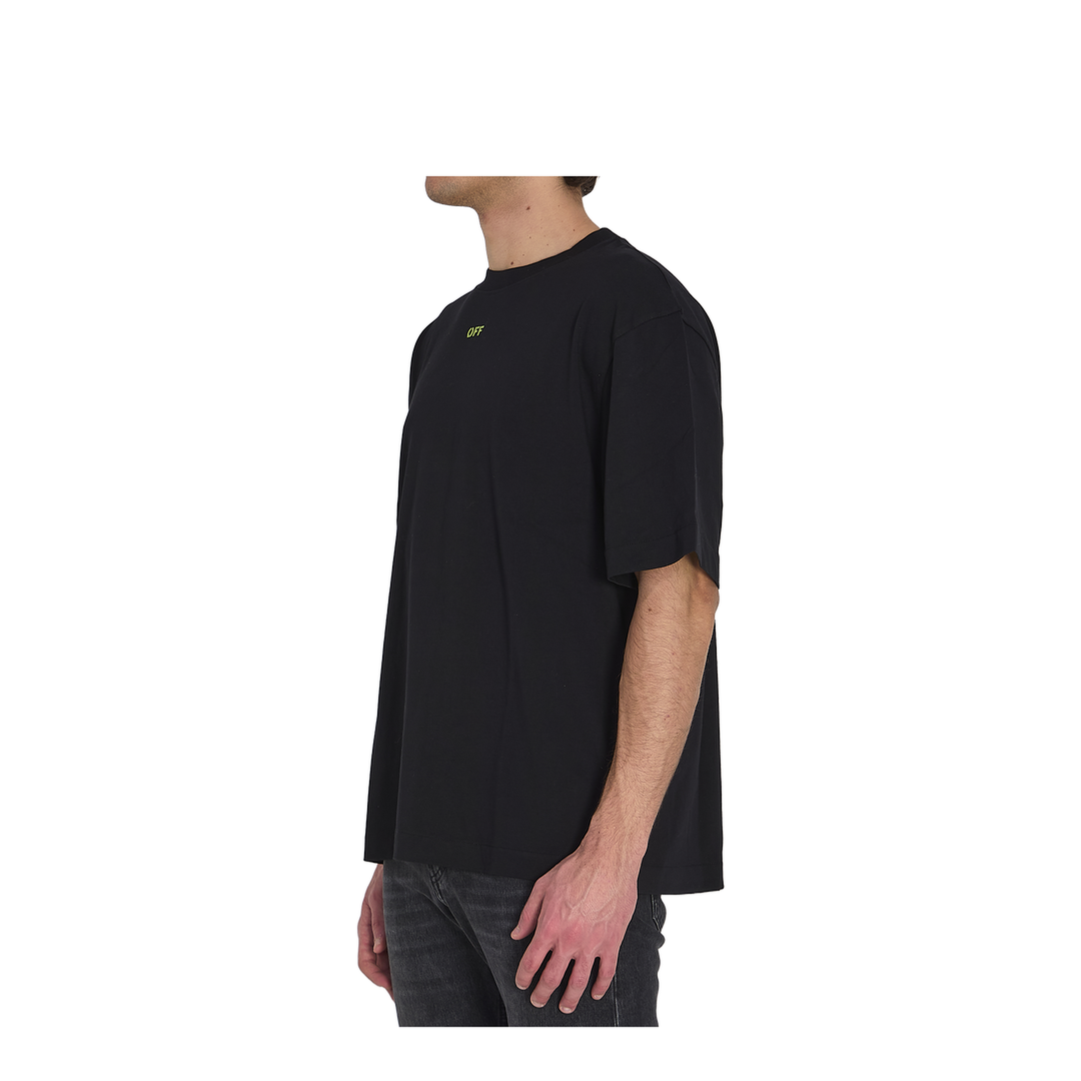 MAYFEYR - Off-White - Dark Slime Arrow T-Shirt - OMAA120S26JER0020001