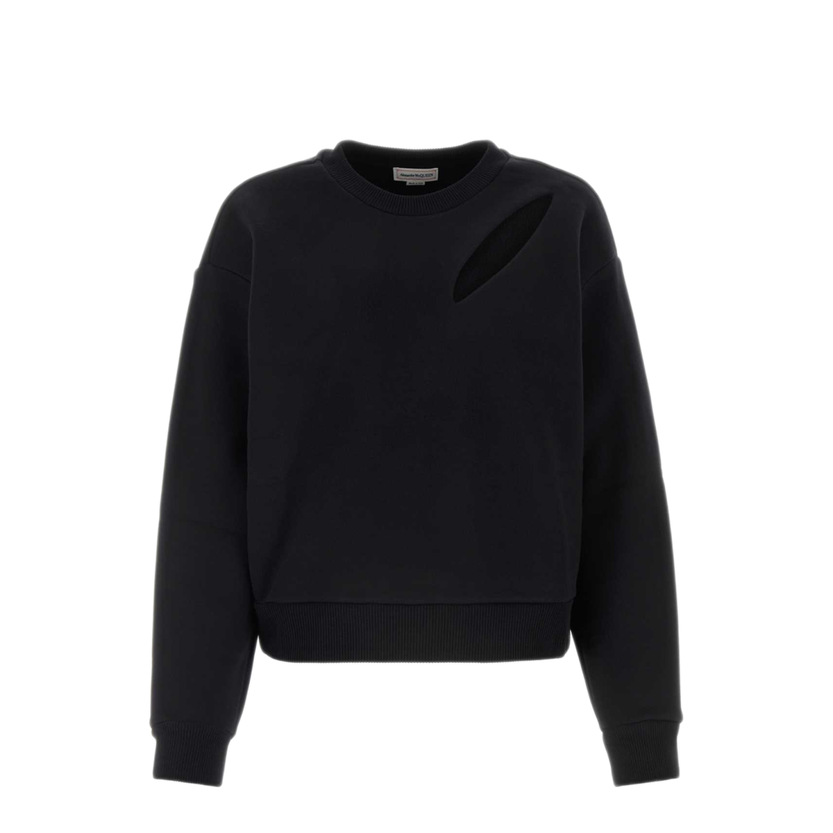MAYFEYR - Alexander Mcqueen - Cut And Sew Black Sweatshirt - 794769QLAC81000