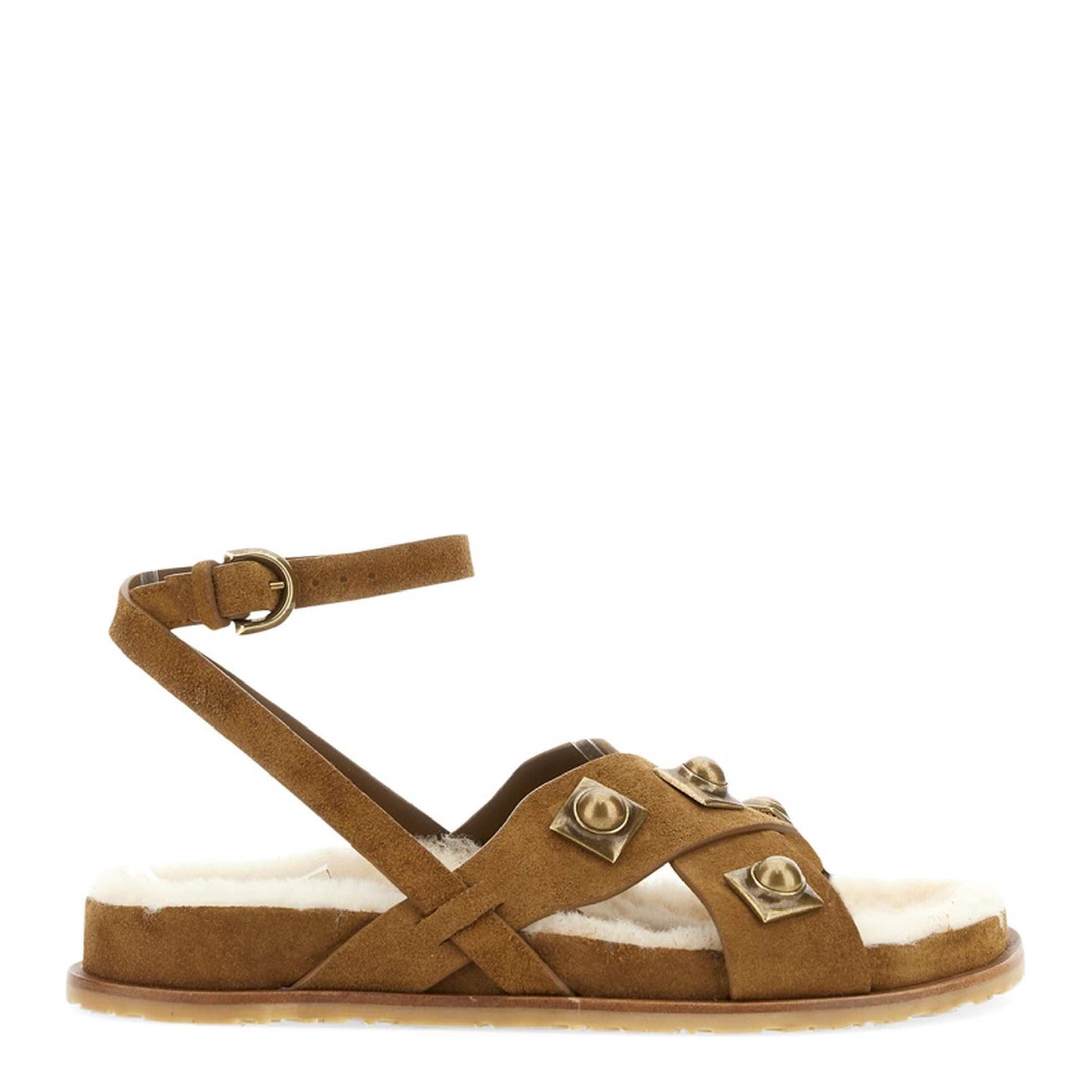 Crown Me Sandals - Beige