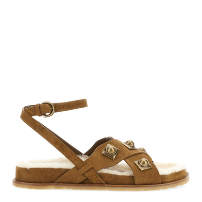 Crown Me Sandals - Beige