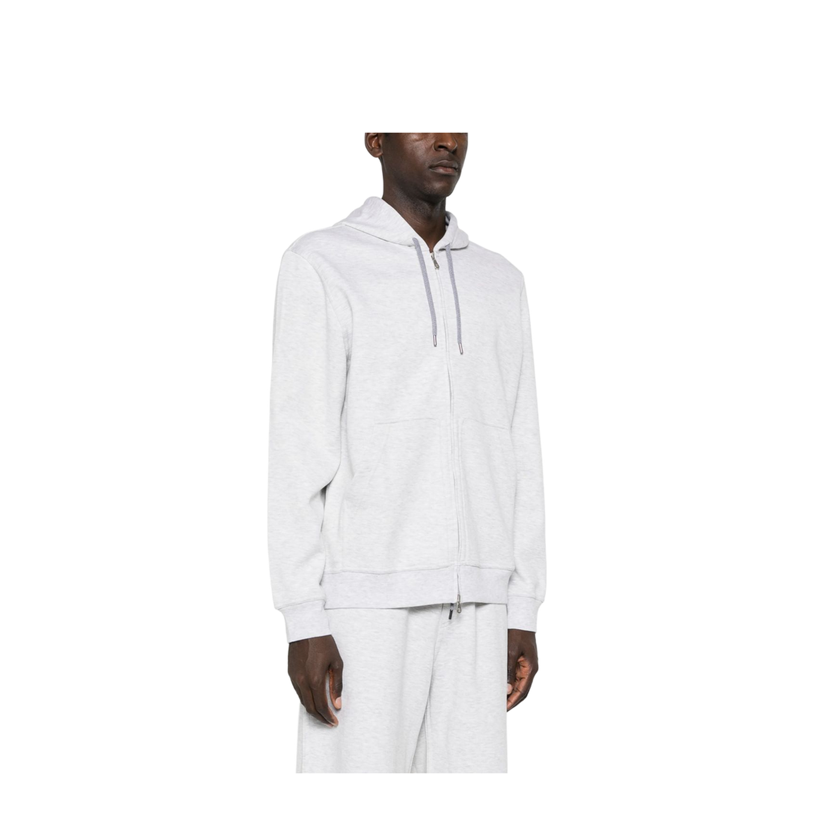 Double Cloth Sweatshirt in Pearl Grey