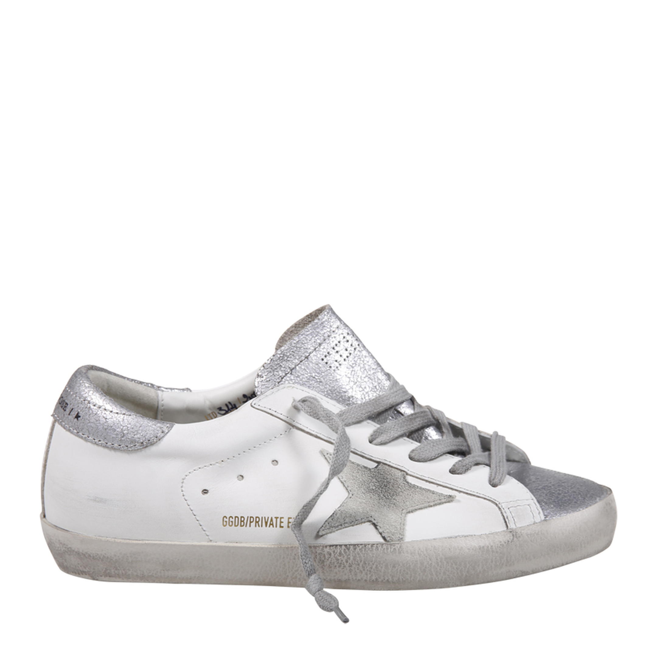 Super-Star Leather Upper and List Suede Star Laminated Suede Toe and Heel