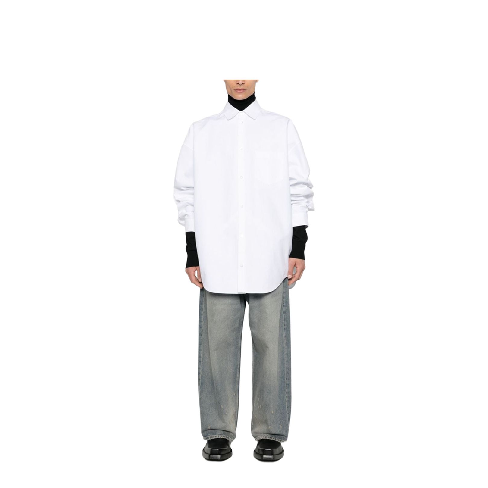 Large Fit Shirt in White