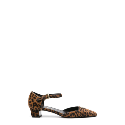 MAYFEYR - Prada - Leopard Print Ankle Strap Sandals - 1I601NF035XRYF0151