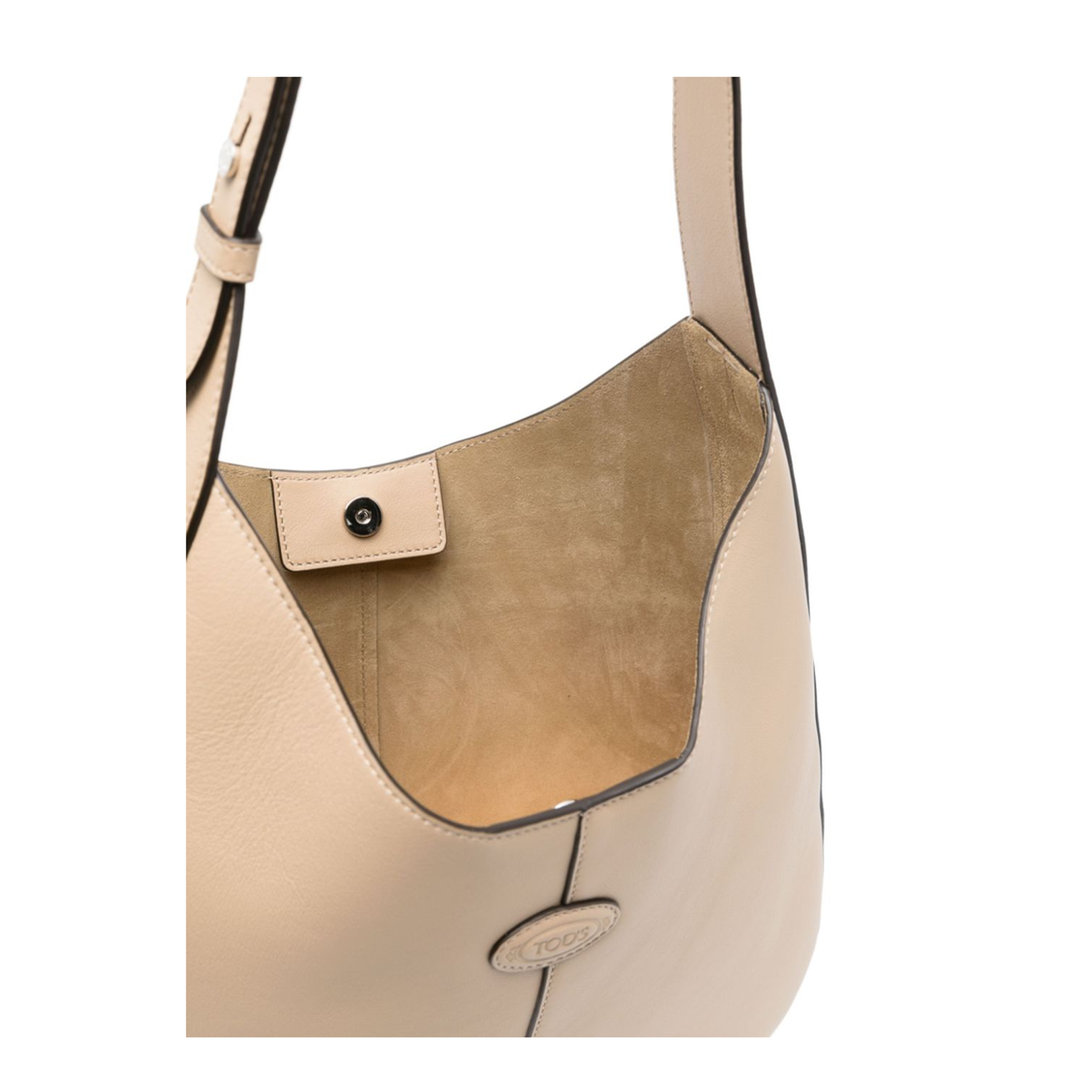 Light Beige Magnetic Adjustable Shoulder Strap Removable Pouch Bag