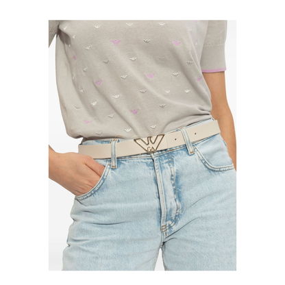 Logo Belt - Beige