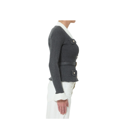 MAYFEYR - Self Portrait - Sweaters Grey - PF26-131T-GRGREY