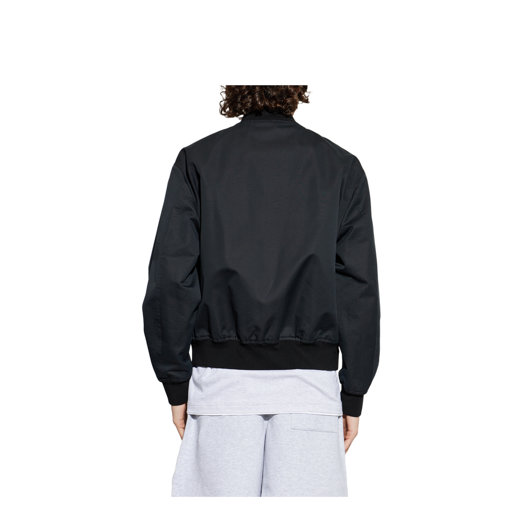 Logo Bomber Jacket - Black