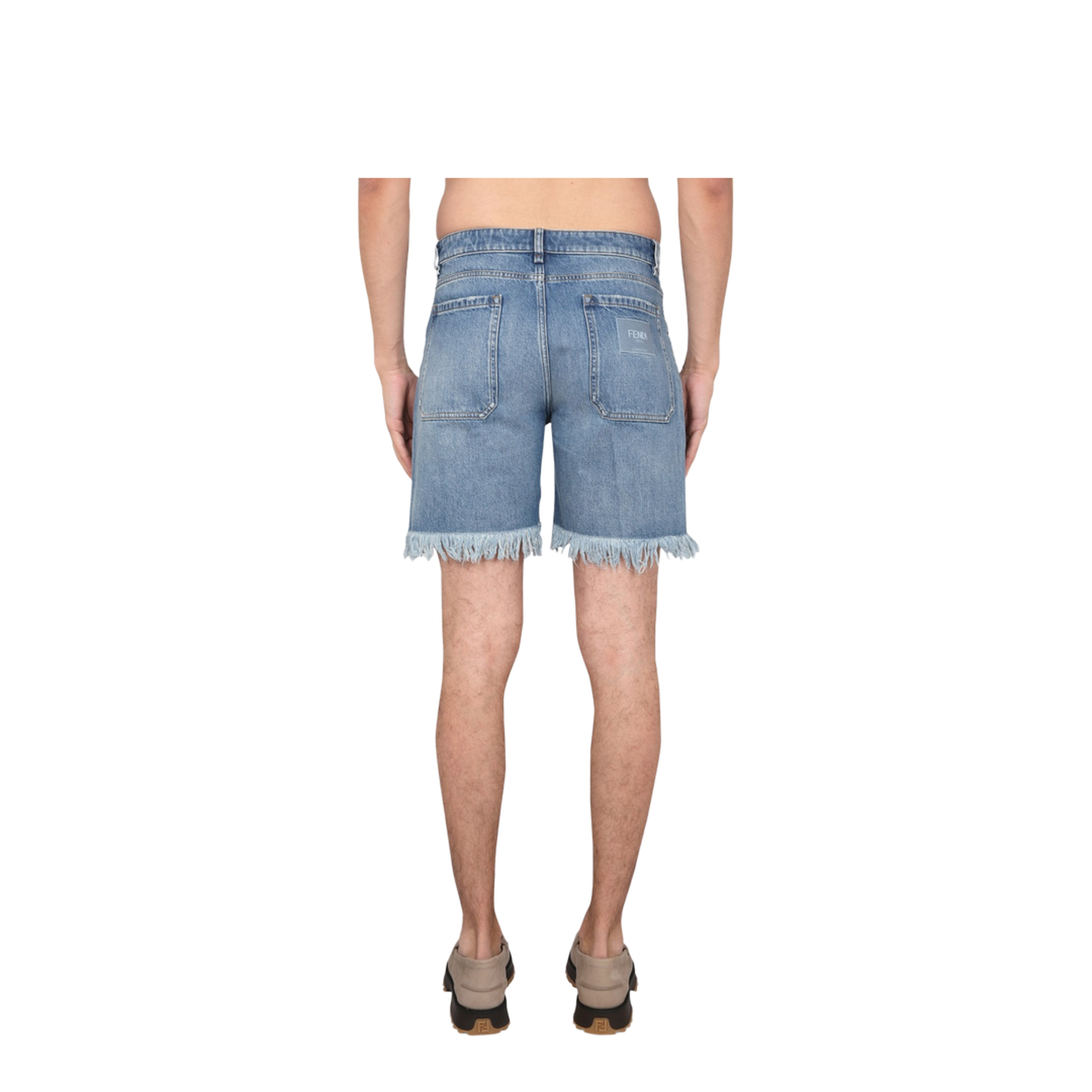Denim Bermuda Shorts