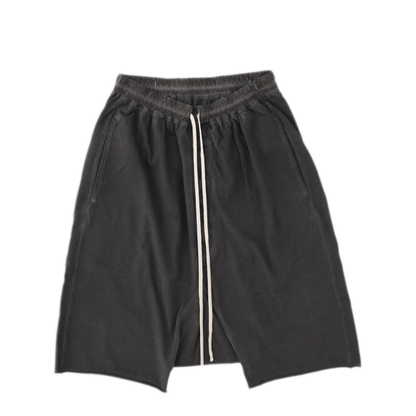 MAYFEYR - Rick Owens - Black Cotton Shorts - DU02F6380RIGDP139