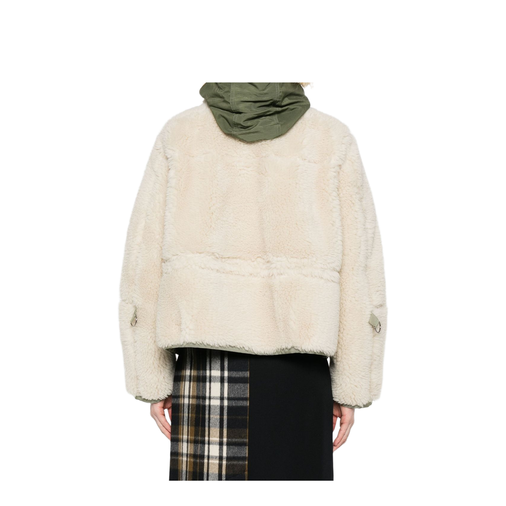 Fleece Texture Zip Fastening Jacket