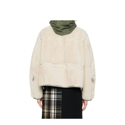 Fleece Texture Zip Fastening Jacket
