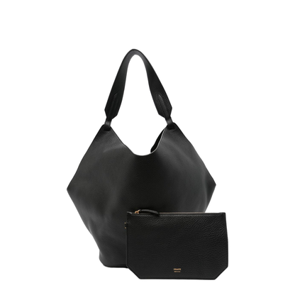 Lotus Medium Leather Shoulder Bag