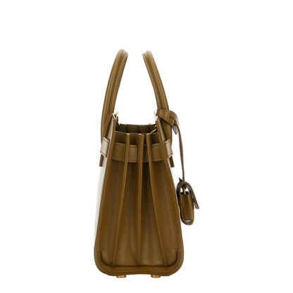 Sac De Jour Nano Leather Handbag Khaki