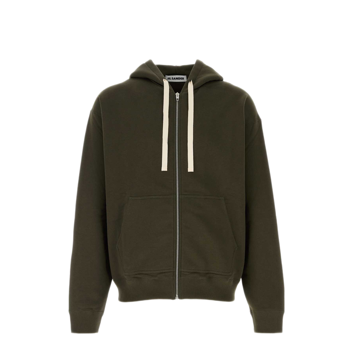 MAYFEYR - Jil Sander - Olive Green Cotton Sweatshirt - J22HG0118J20128312