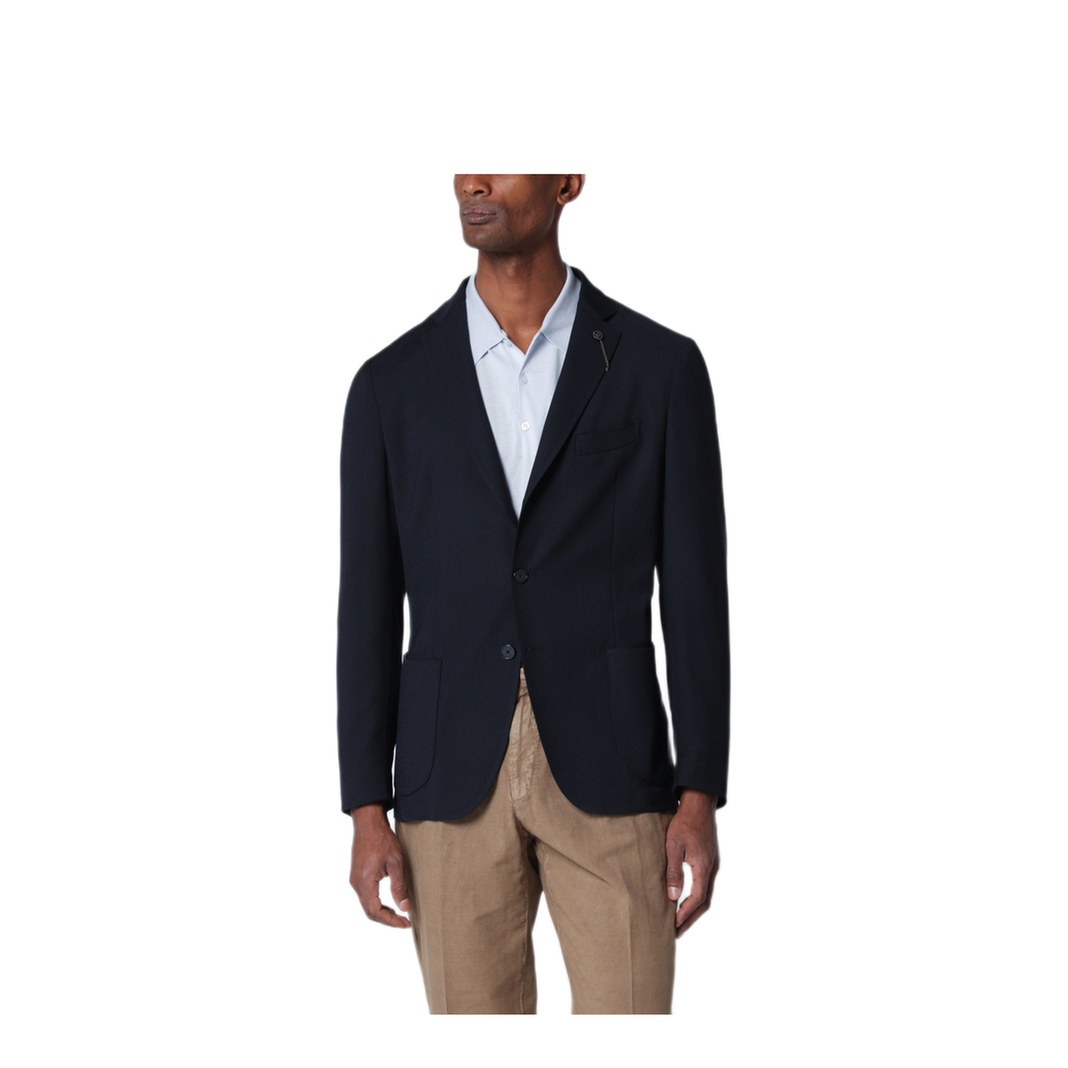 MAYFEYR - Santaniello - Black Single Breasted Wool Blend Jacket - E4166BWO79B