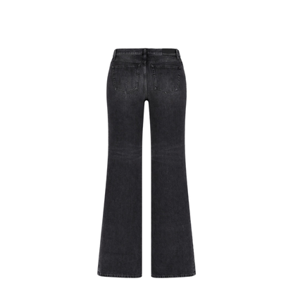 Denim Jeans with Horsebit Detail