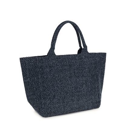 MAYFEYR - Ganni - Medium Denim Tote Bag With Bear - B2110028