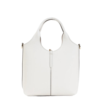 MAYFEYR - Tod's - Leather Mini Tote Bag With Branded Metal Bar - XBWEBRF0100UBL1O92