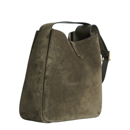 MAYFEYR - Saint Laurent - Suede Le 5 À 7 Bag Large - 8505451U80W3212