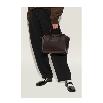 Small Antigona Bag in Box Leather