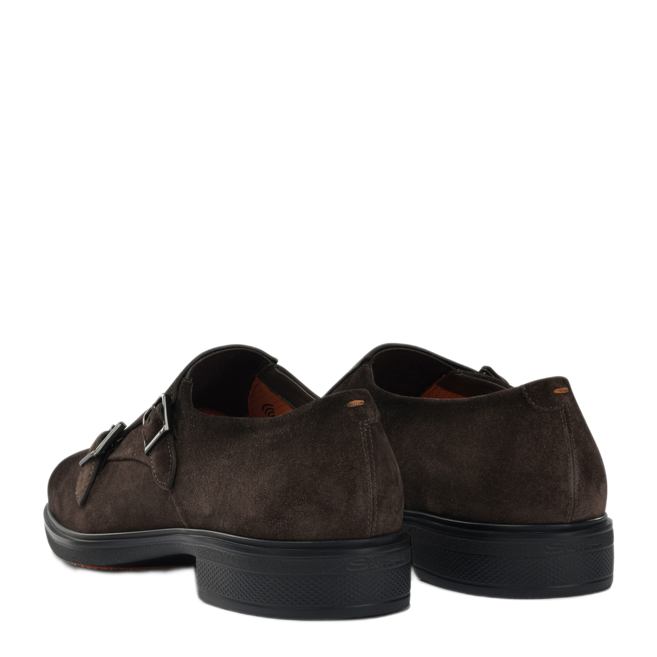 MAYFEYR - Santoni - Suede Double Buckle Loafers - MGEO18949NEAXGEXT50T50