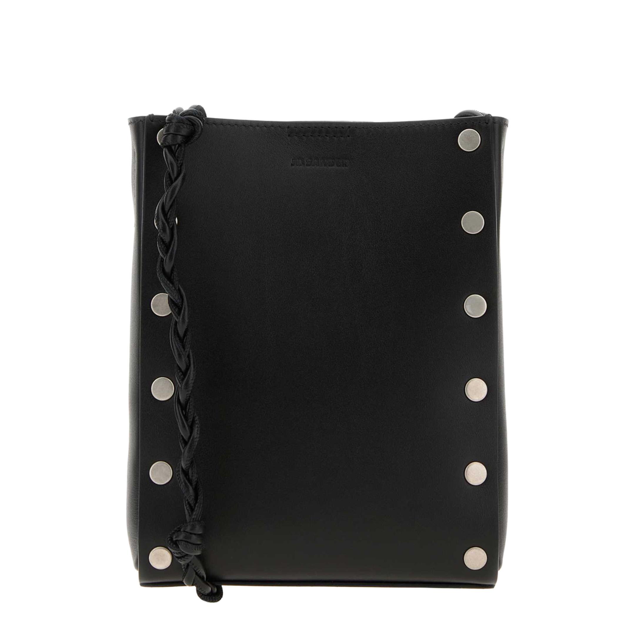 Tangle Small Calf Leather Crossbody - Black