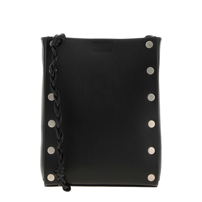 Tangle Small Calf Leather Crossbody - Black