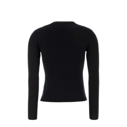 MAYFEYR - Max Mara - Black Wool Manto Sweater - 2621366082600003