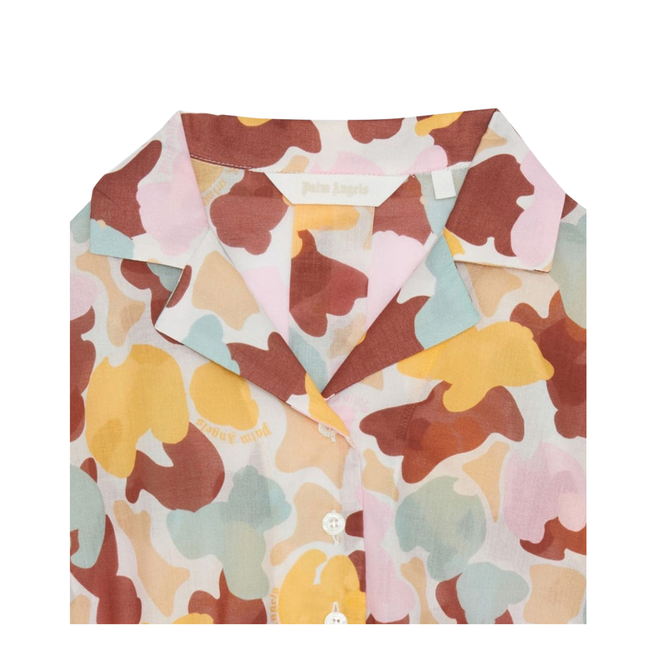 Cropped Shirt AOP Camu
