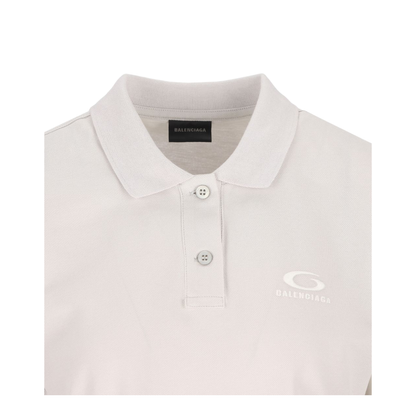 Cotton Pique Polo Shirt With Sport Icon Logo
