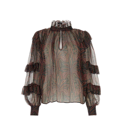 Printed Crepe Blouse