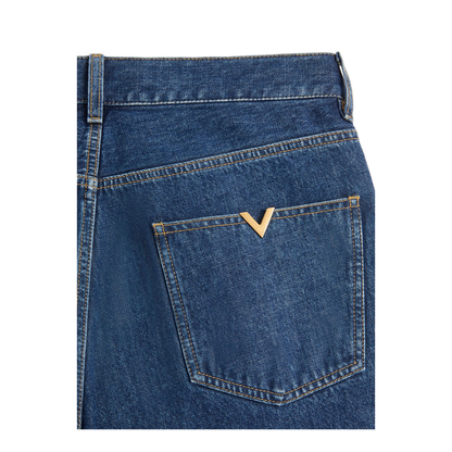 MAYFEYR - Valentino - Denim Trousers With Vgold - VDE15EBKN558