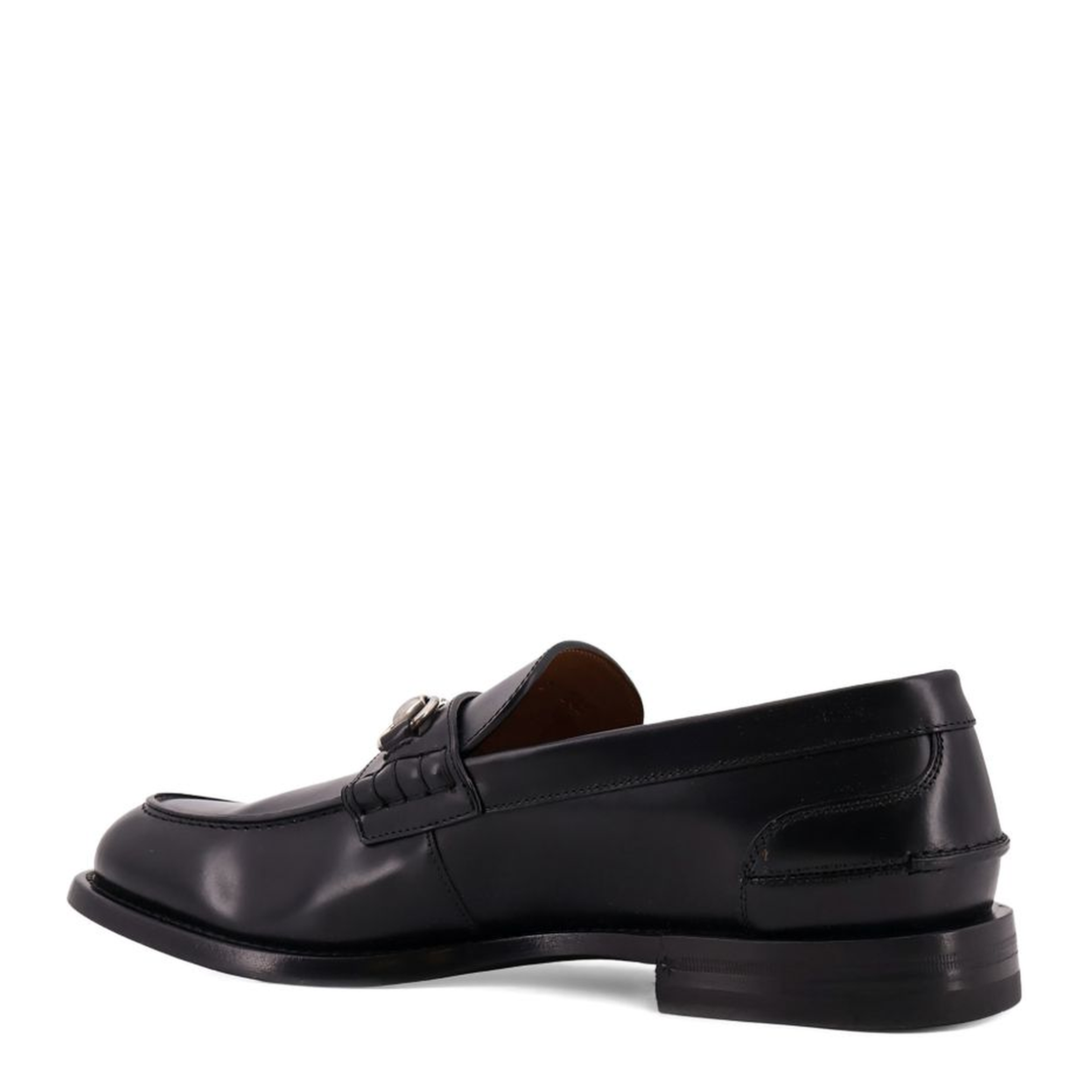 Loafer with Horsebit in Black Leather