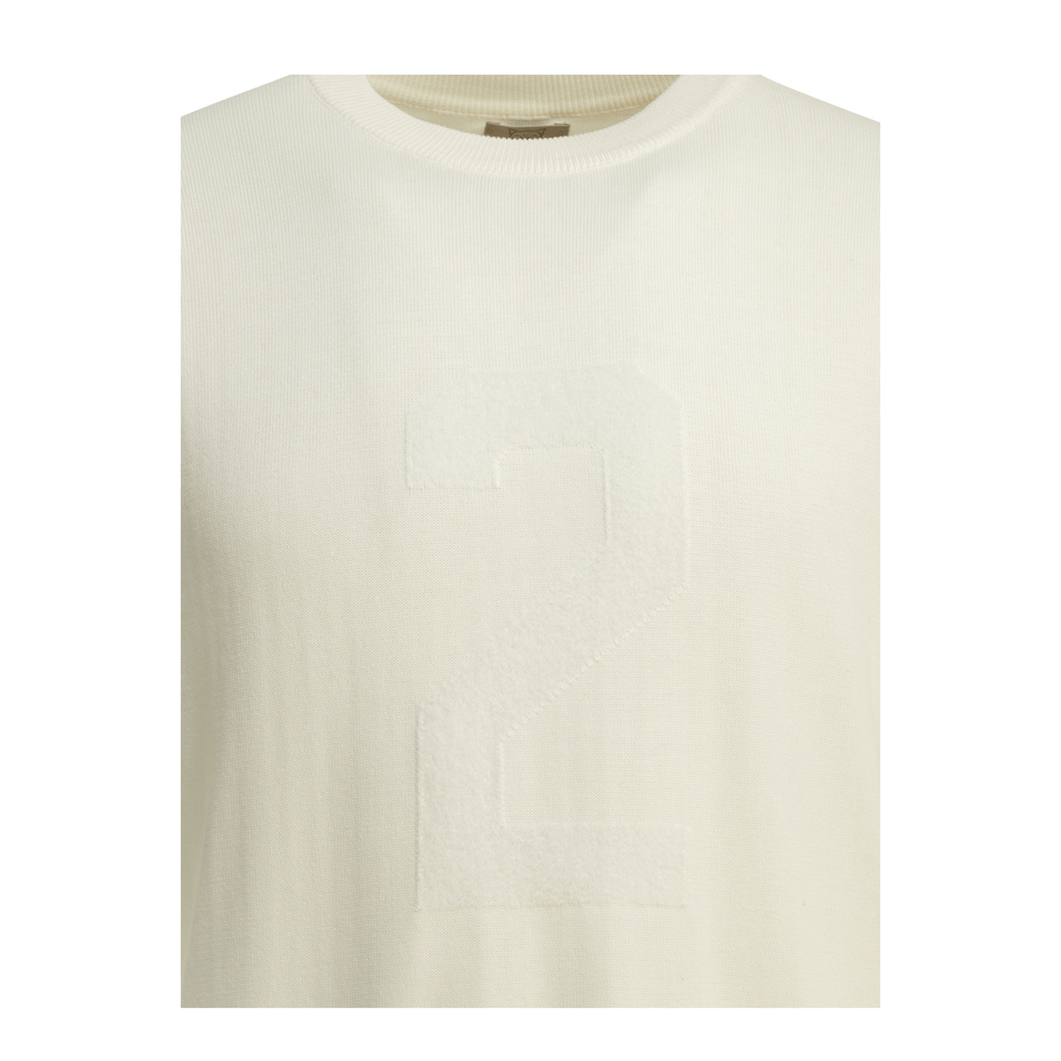 MAYFEYR - Rakkì - T Crown Crew Neck T Shirt - TCROWNNMBIANCOLATTE