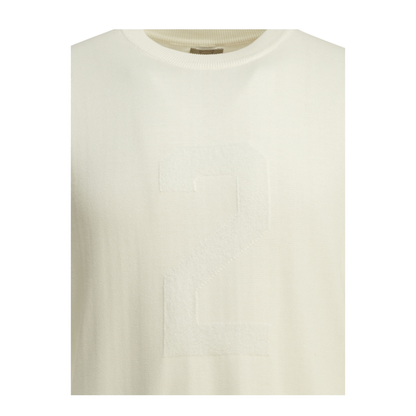 MAYFEYR - Rakkì - T Crown Crew Neck T Shirt - TCROWNNMBIANCOLATTE